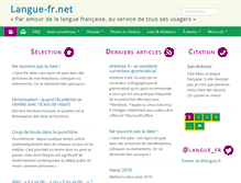 Tablet Screenshot of langue-fr.net